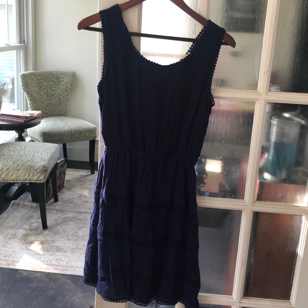 Dress sleeveless navy